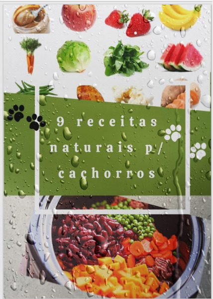 ebook receitas de comida natural para cachorros